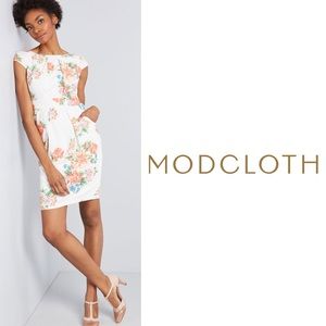 ModCloth Elegant Reflections Sheath Dress